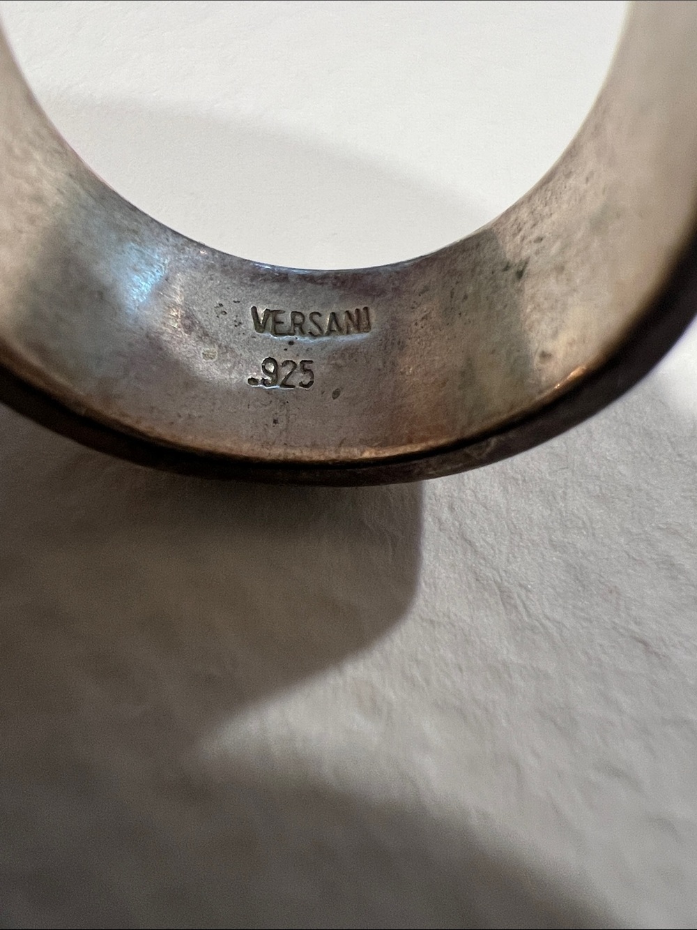 Sterling Silver Snakeskin Square Signet Ring - Picture 5 of 5